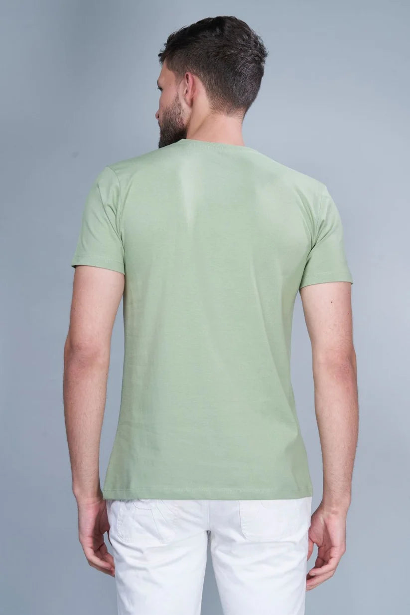 Green Tea Solid T-shirt