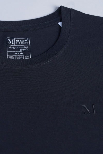 Black Solid T-shirt