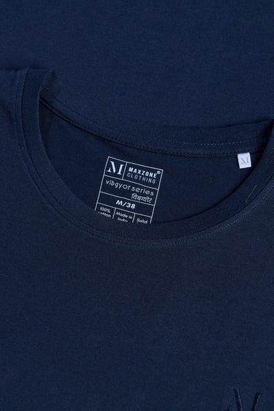 Navy Solid T-shirt