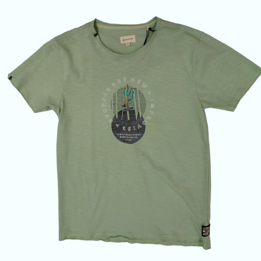 Kurzarm-T-Shirt mit WON-Print