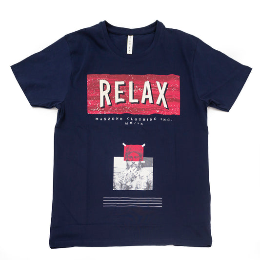 t-shirt manica corta stampa relax